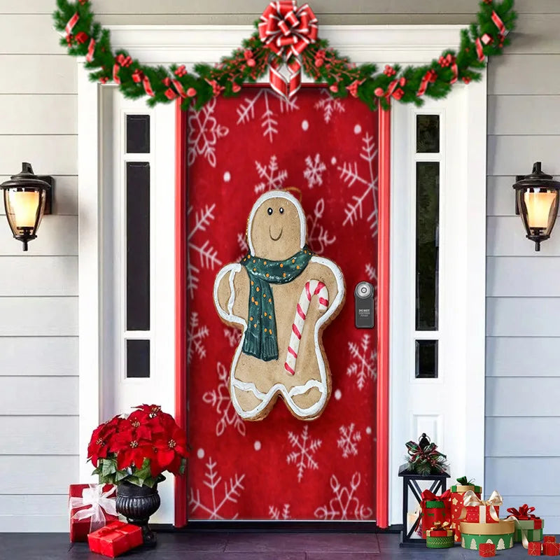 Festive Christmas Door Cover for Holiday Cheer - Image 9