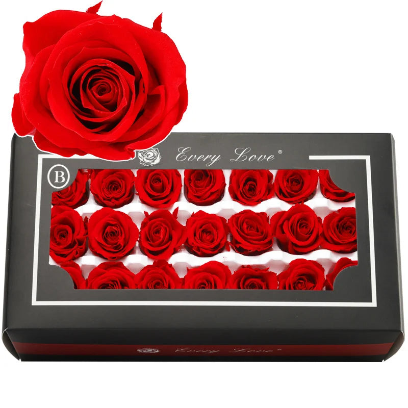 Forever Mini Rose Heads for Christmas Décor