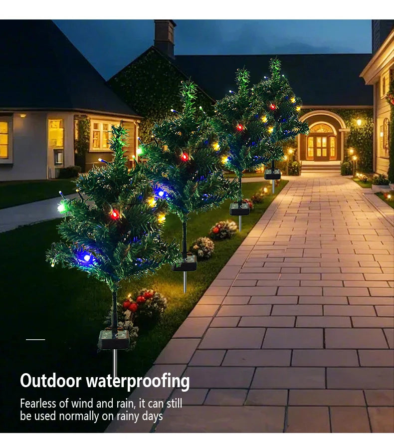 Enchanting Solar Snowflake Lights for Christmas Lawn - Image 14