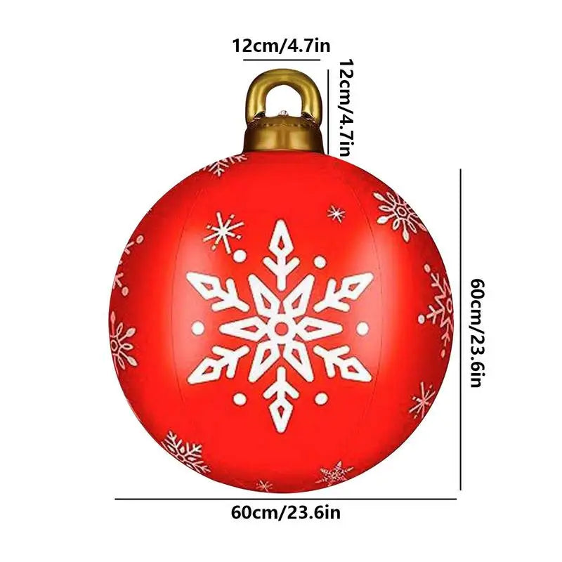 Inflatable Christmas Tree Ball - 60cm Festive Decoration - Image 8