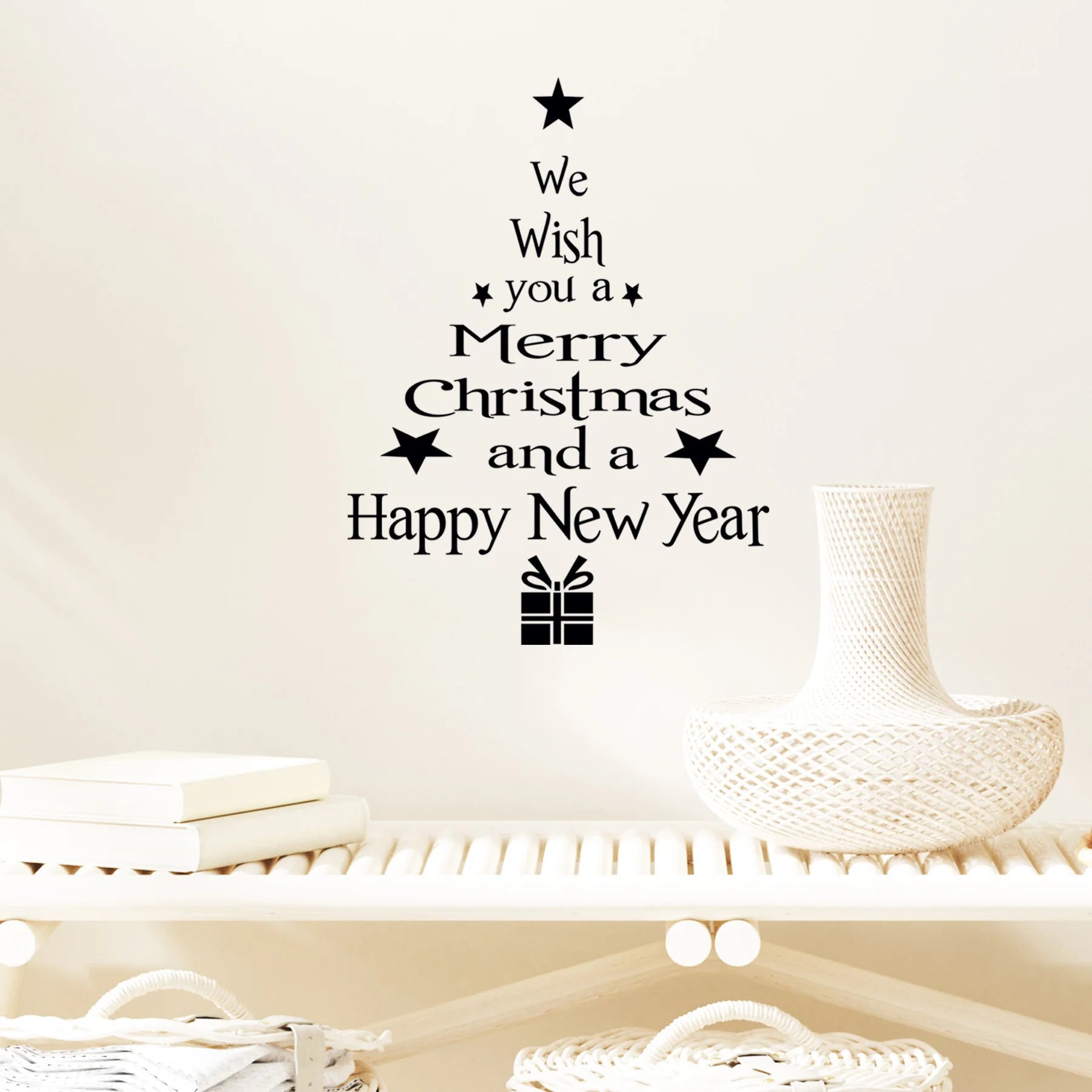 Festive Christmas Tree Window Clings Stickers - Image 21