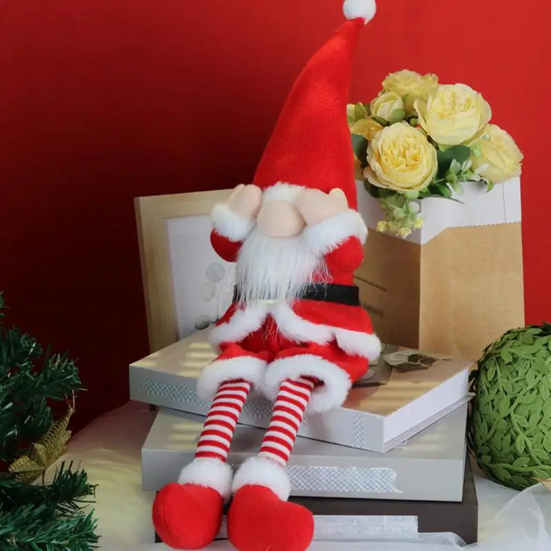 Charming Christmas Gnome Doll Plush Decor - Image 4