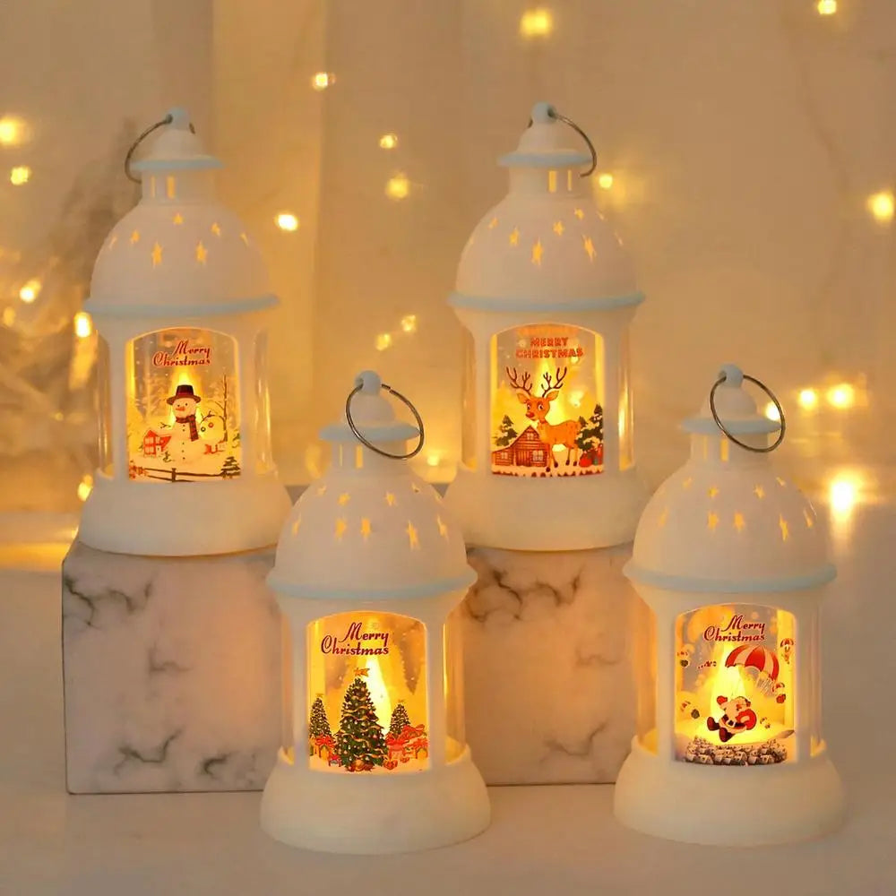 Charming LED Santa Claus Lantern for Christmas Decor - Image 11