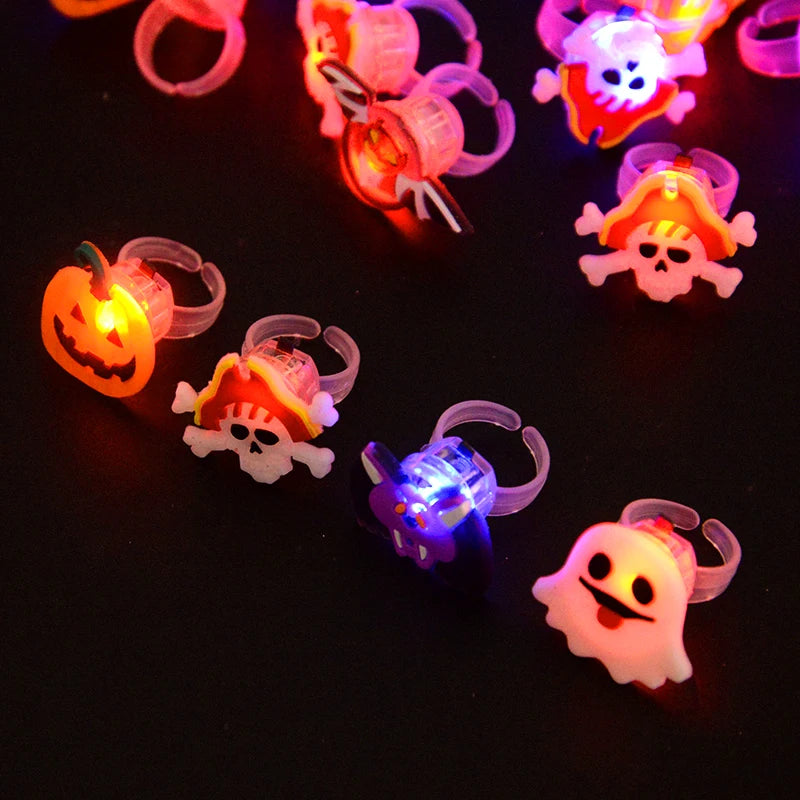 Glowing Halloween Ring Set for Festive Decor - Image 5