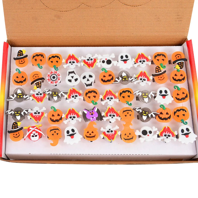 Glowing Halloween Ring Set for Festive Decor - Image 31