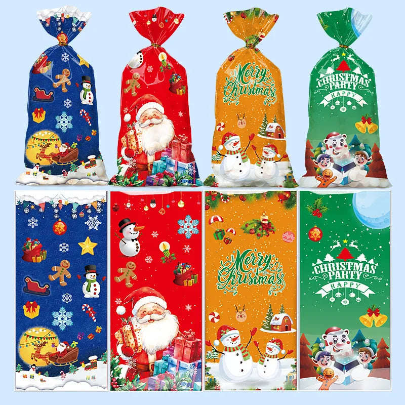 50 Christmas Candy Bags for Holiday Treats - Image 3