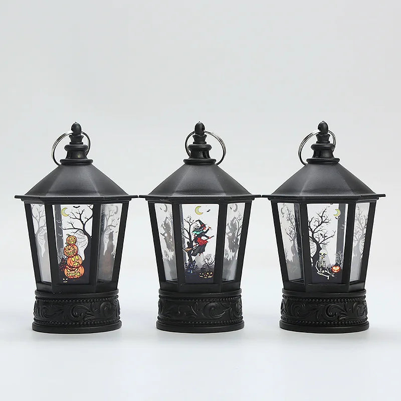 Charming Halloween LED Pumpkin & Skeleton Night Light - Image 23