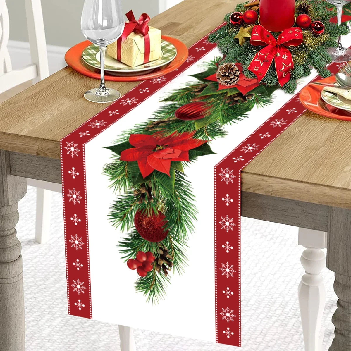 Festive Christmas Table Runner for Holiday Décor - Image 5