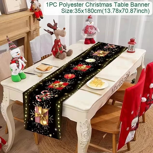 Festive Merry Christmas Table Runner for Holiday Cheer - Image 24