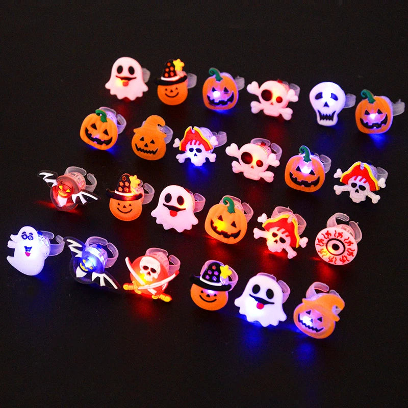 Glowing Halloween Ring Set for Festive Decor - Image 25