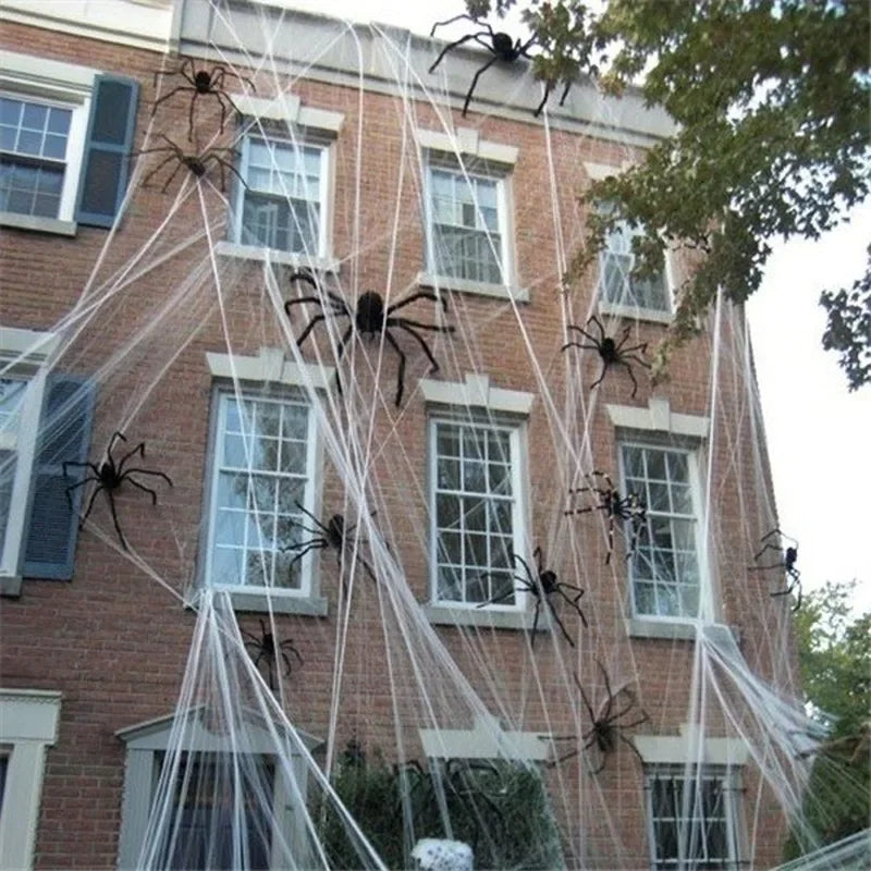 Giant Black Plush Spider - Perfect Halloween Decor! - Image 16