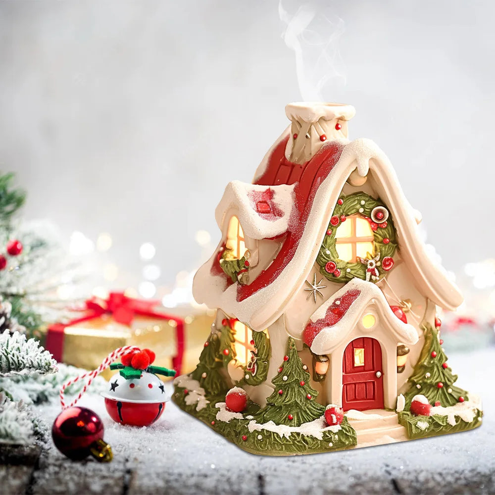 Glowing Christmas Village House LED Ornament Decor - Image 3