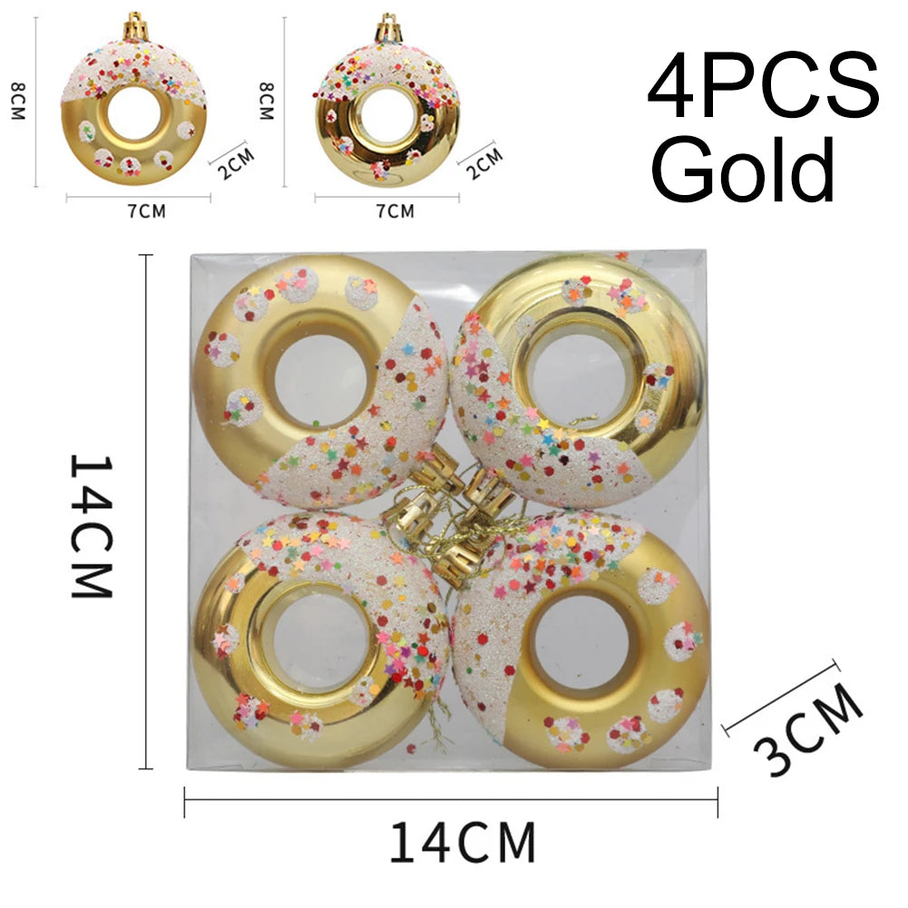 Festive Candy Donut Ornaments for Christmas Cheer - Image 24