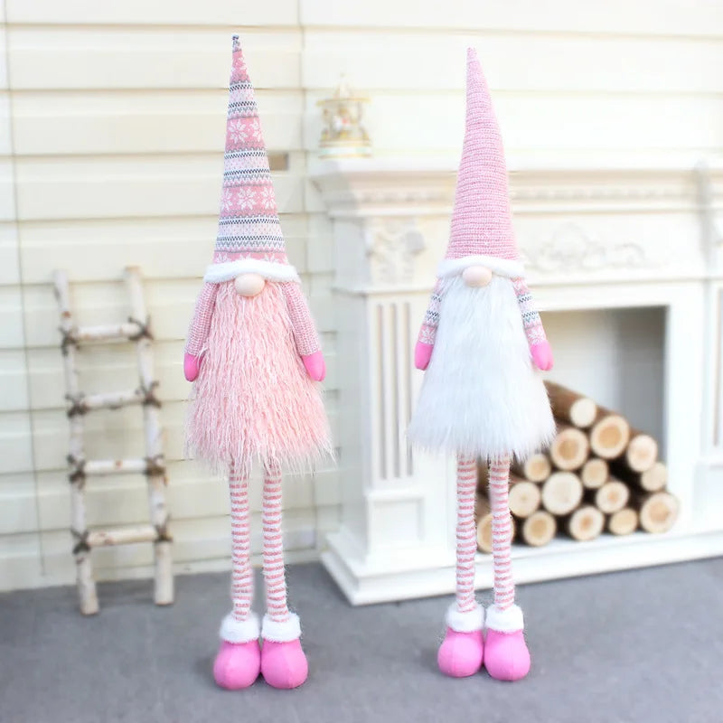 Charming Faceless Doll Christmas Table Decor - Image 24