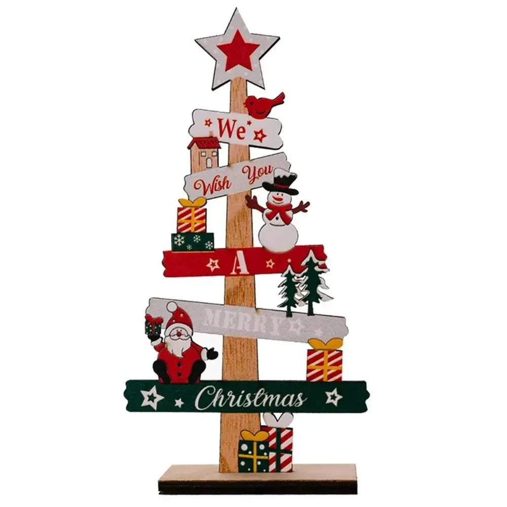 Charming Wooden Santa Claus Christmas Decor & Gifts - Image 4