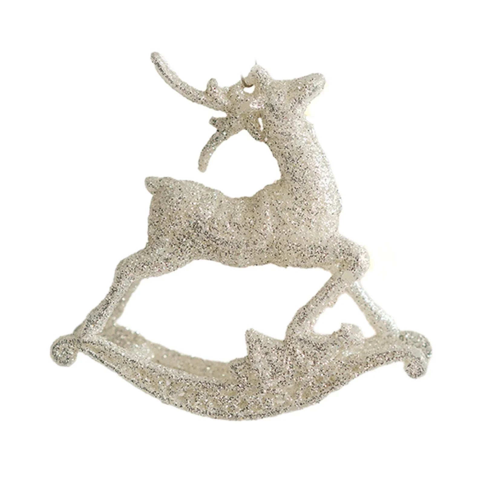 Glittering Elk Ornaments for Festive Christmas Decor - Image 4
