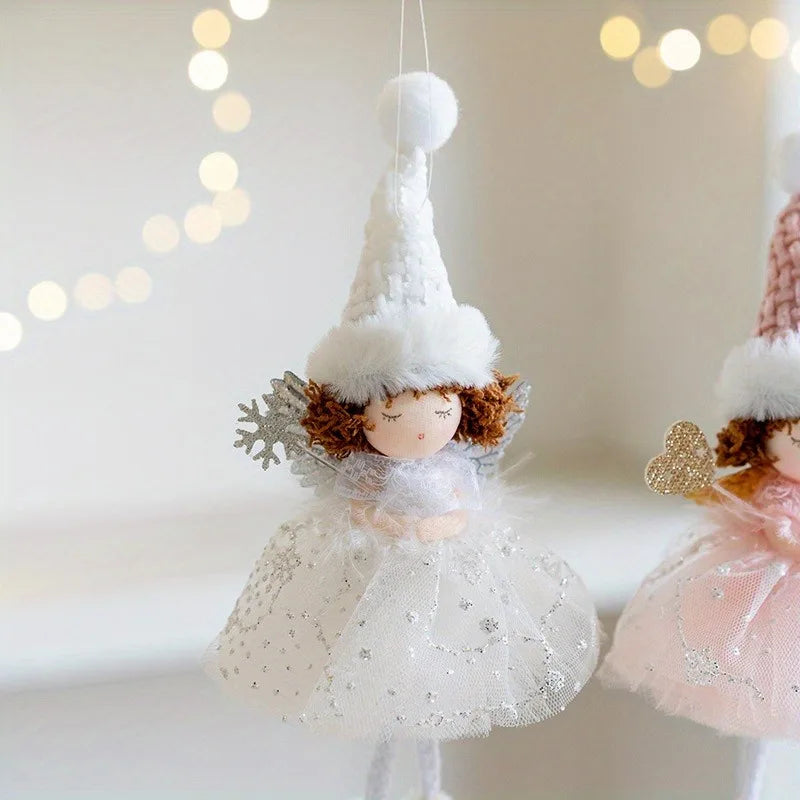 Charming Christmas Angel Doll Tree Ornaments - Image 6