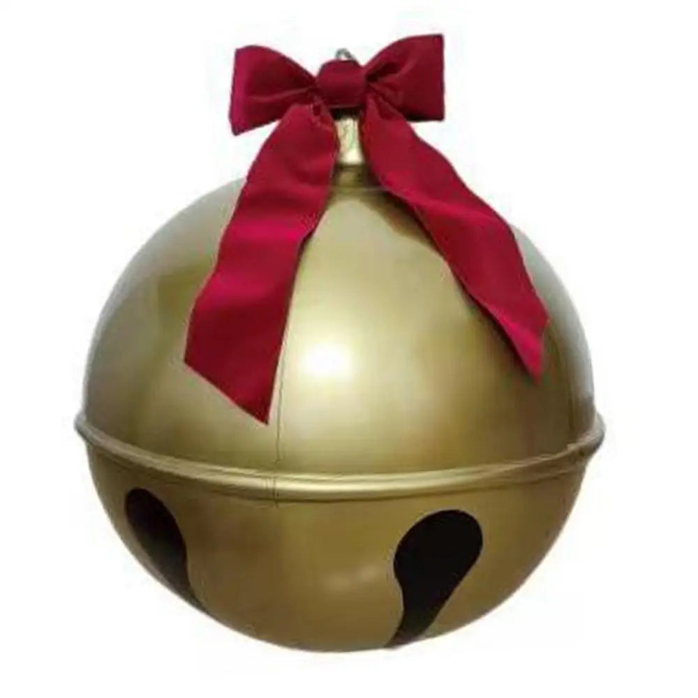 Festive Inflatable Christmas Bell Balloon Decor - Image 9