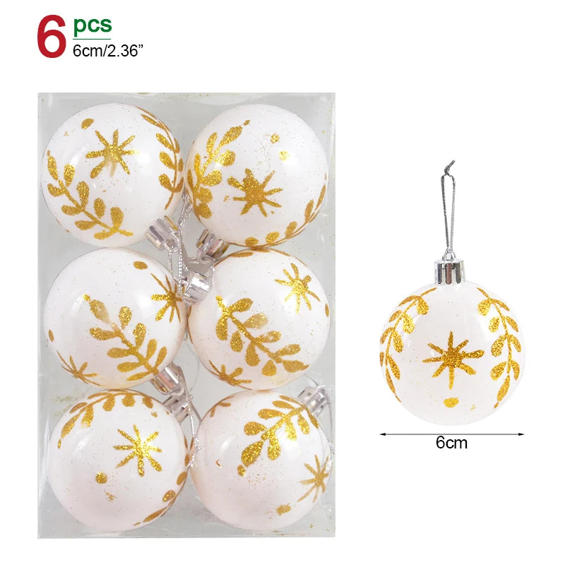 Festive Christmas Ball Ornaments for Tree Decor - Image 30