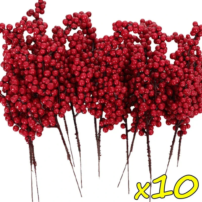 Festive Red Berry Wreath for Christmas Décor - Image 12