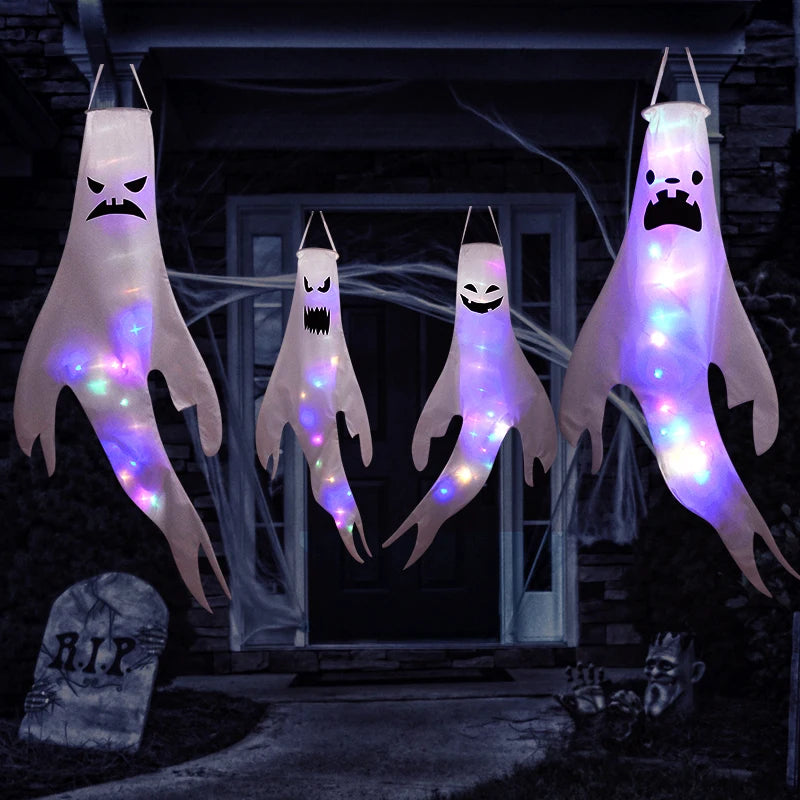 Glowing Halloween Ghost LED Light Decoration