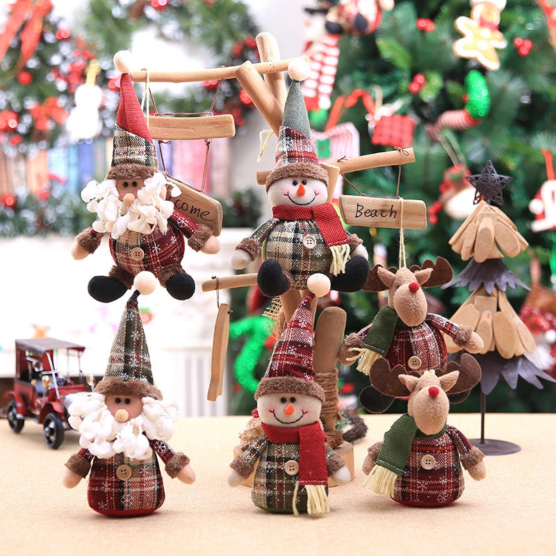 Charming Santa & Snowman Christmas Ornaments - Image 17