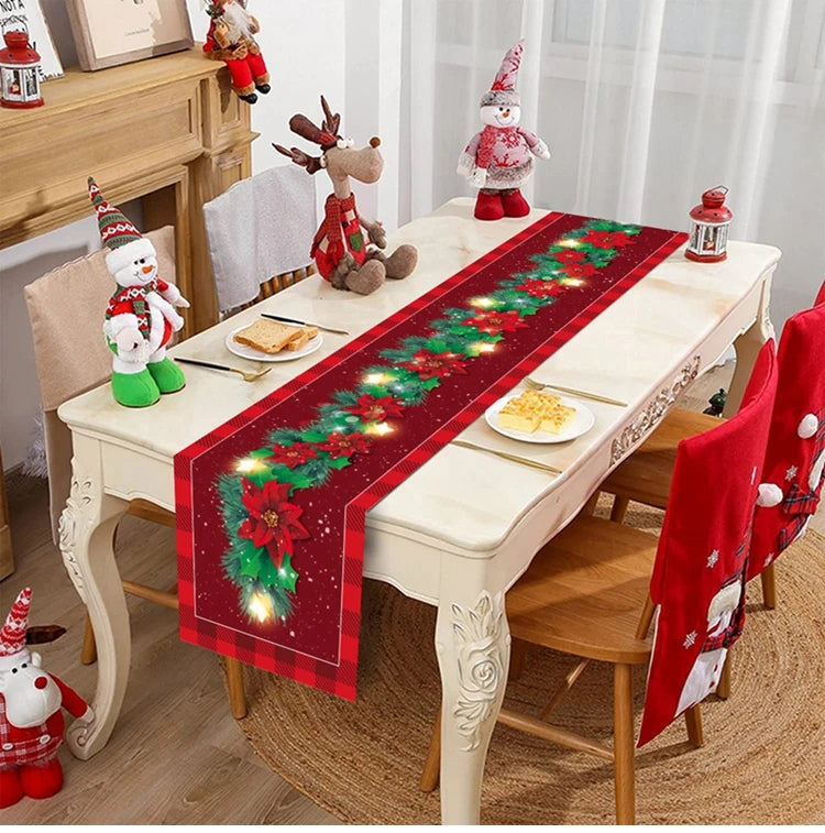 Festive Christmas Table Runners for Holiday Cheer - Image 86