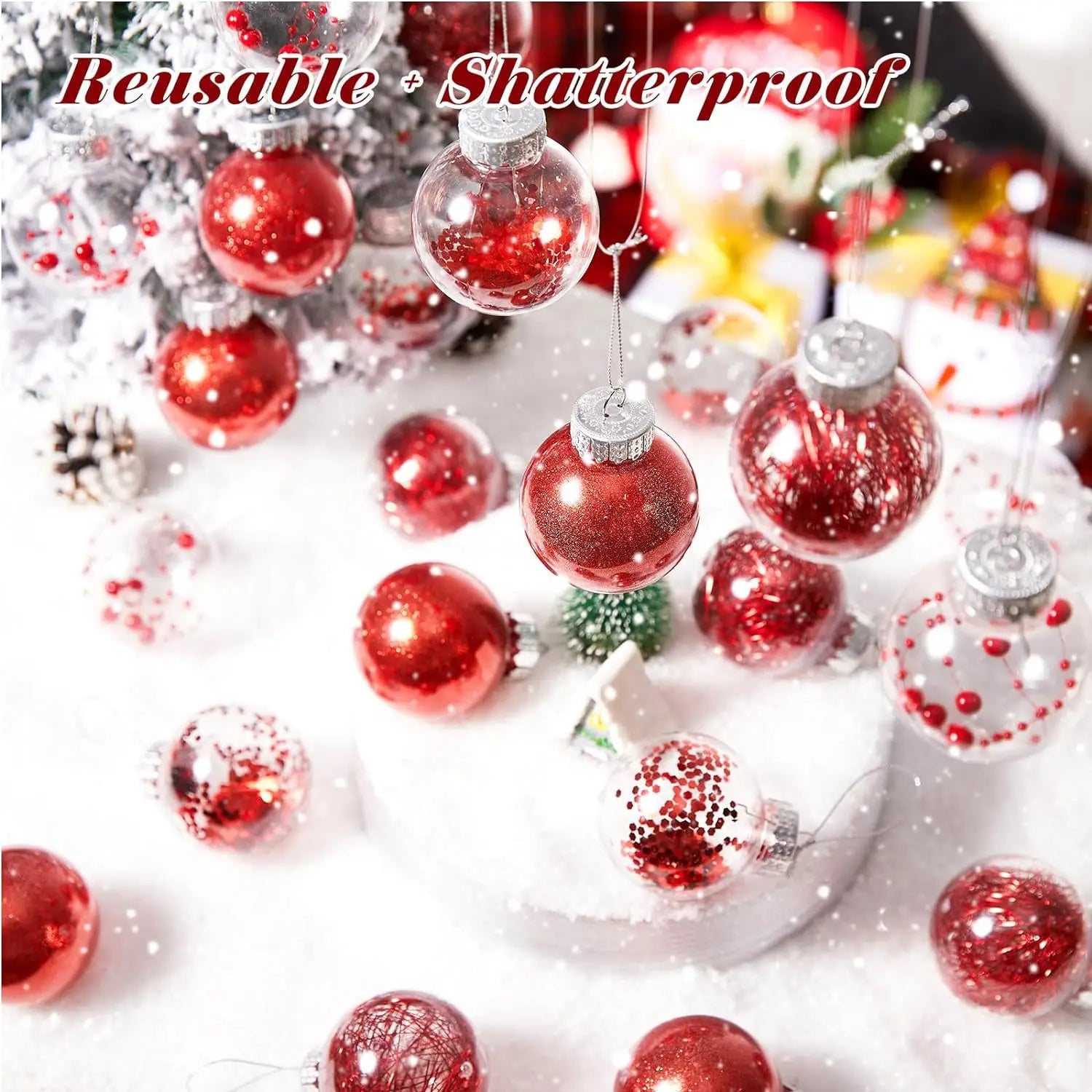 30PC Christmas Tree & Garden Ornaments Set - Image 13