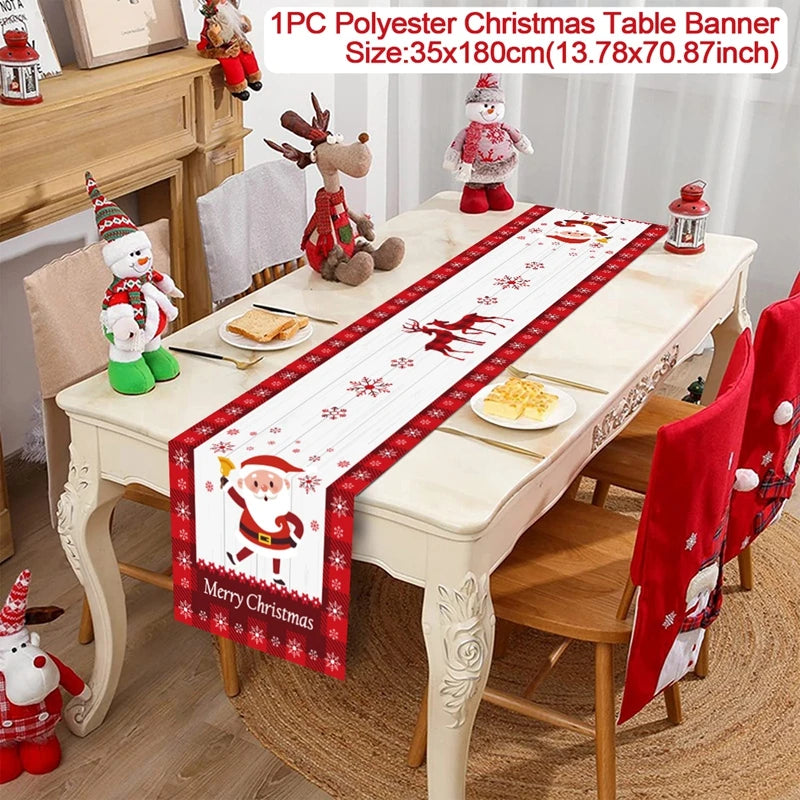 Festive Christmas Table Runners for Holiday Cheer - Image 28
