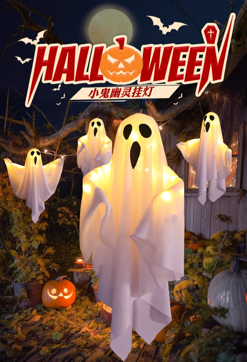 Spooky LED Glow Ghost Halloween Decor for All - Image 20
