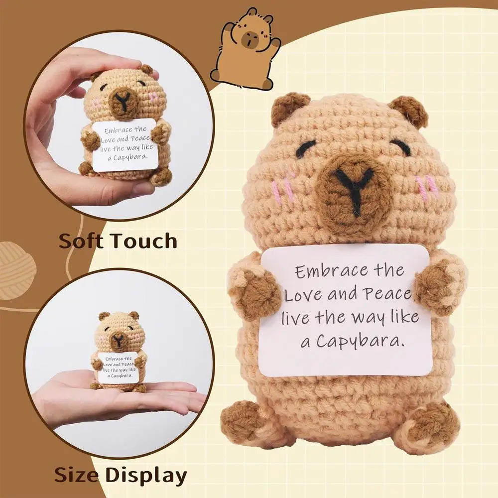 Adorable Capybara Plush Doll for Christmas Cheer - Image 10