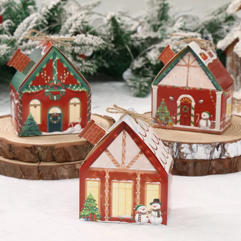 Festive Merry Christmas Paper Box Ornaments - Image 18