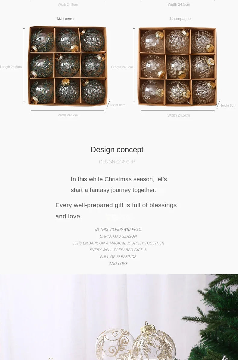 Festive Christmas Tree Ball Ornaments for Decor - Image 14
