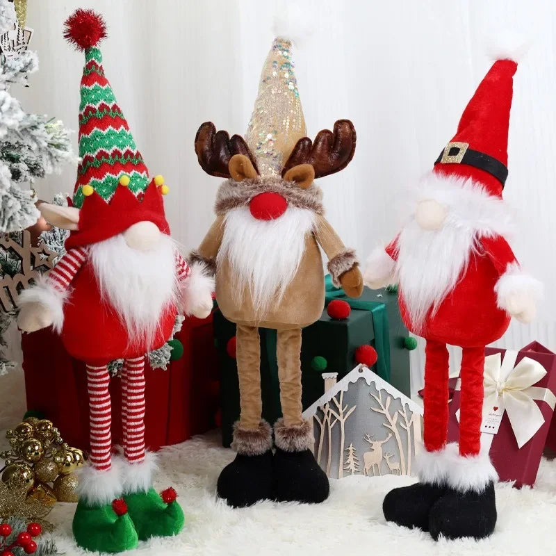 Charming Faceless Santa Claus Doll for Christmas Decor - Image 9