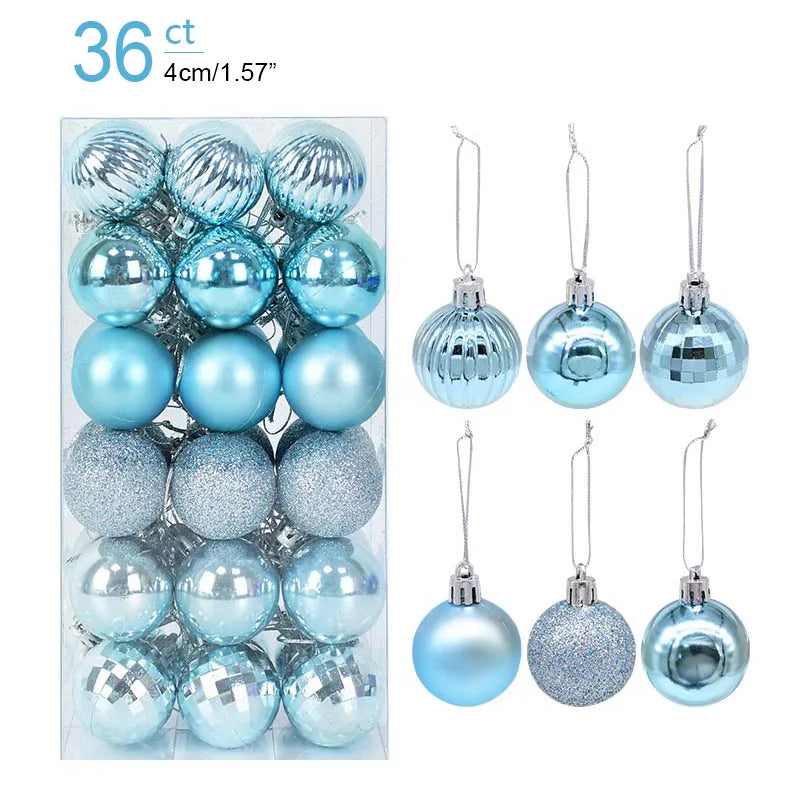 Festive Christmas Ball Ornaments for Tree Decor - Image 17
