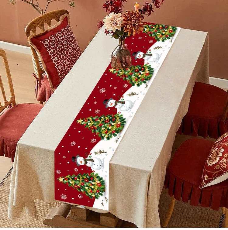 Festive Christmas Table Runners for Holiday Cheer - Image 56