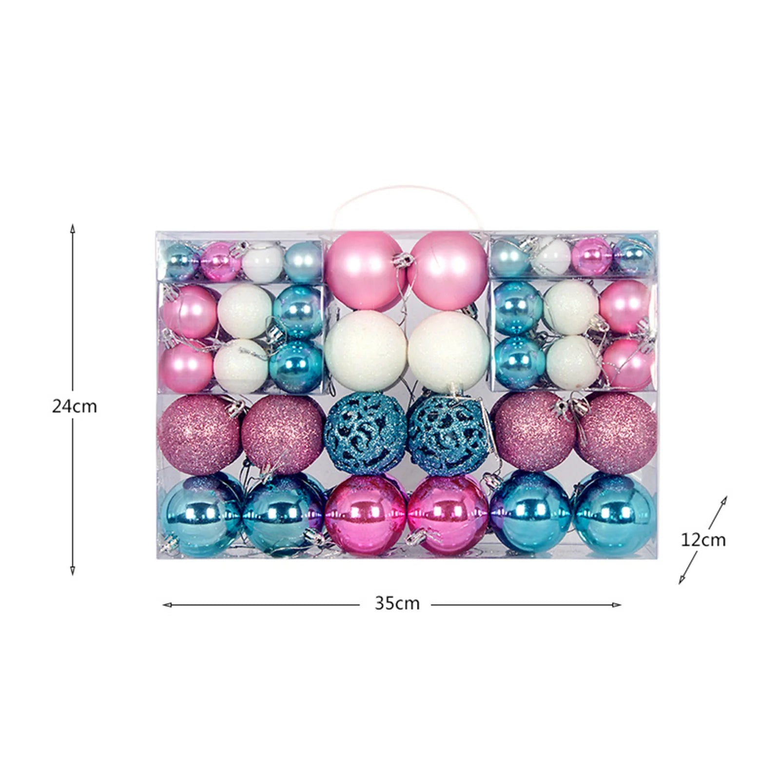 100 Shatterproof Christmas Ball Ornaments - Festive Decor - Image 8
