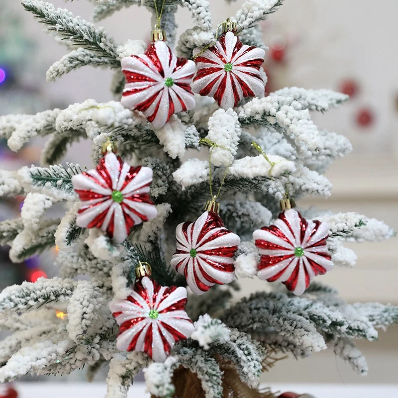 Festive 6-Pc Christmas Ornament Set for Home