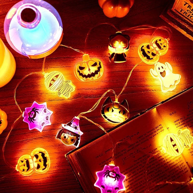 Spooky Halloween LED String Lights - Perfect Decor! - Image 4