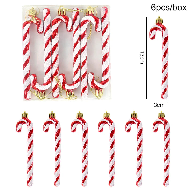 Festive 6-Pc Christmas Ornament Set for Home - Image 8