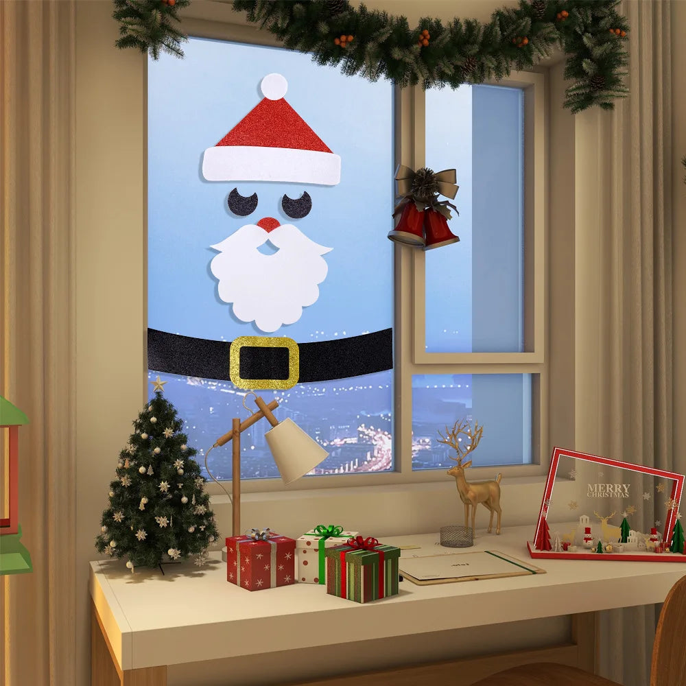 Festive Christmas Door & Window Stickers Set - Image 9