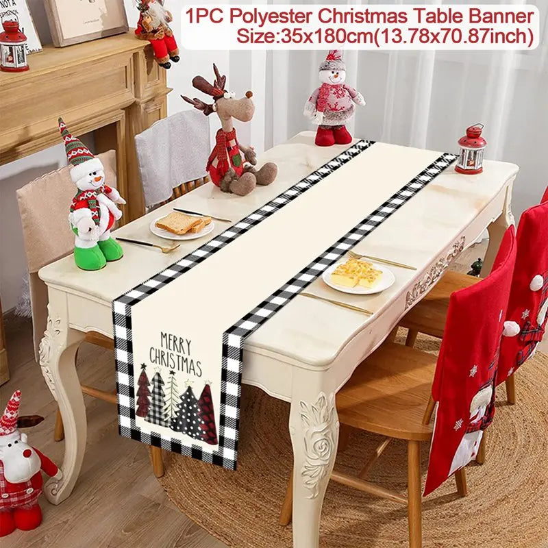 Festive Christmas Table Runners for Holiday Cheer - Image 33