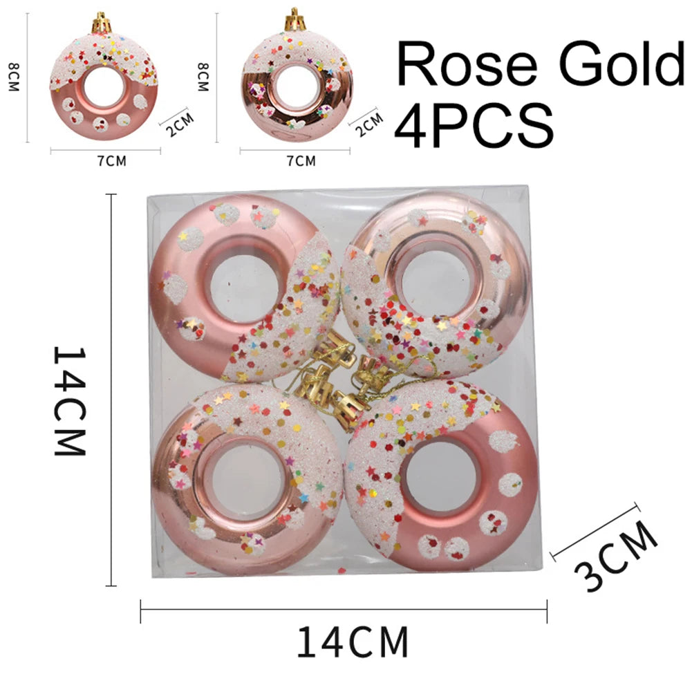 Festive Candy Donut Ornaments for Christmas Cheer - Image 28