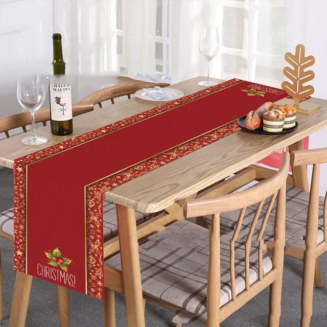 Festive Pinecone & Berry Christmas Table Runner - Image 10