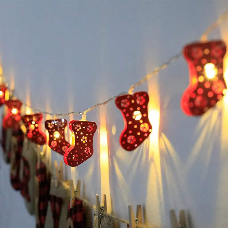 Christmas LED String Lights: Santa, Elk & Snowman - Image 10