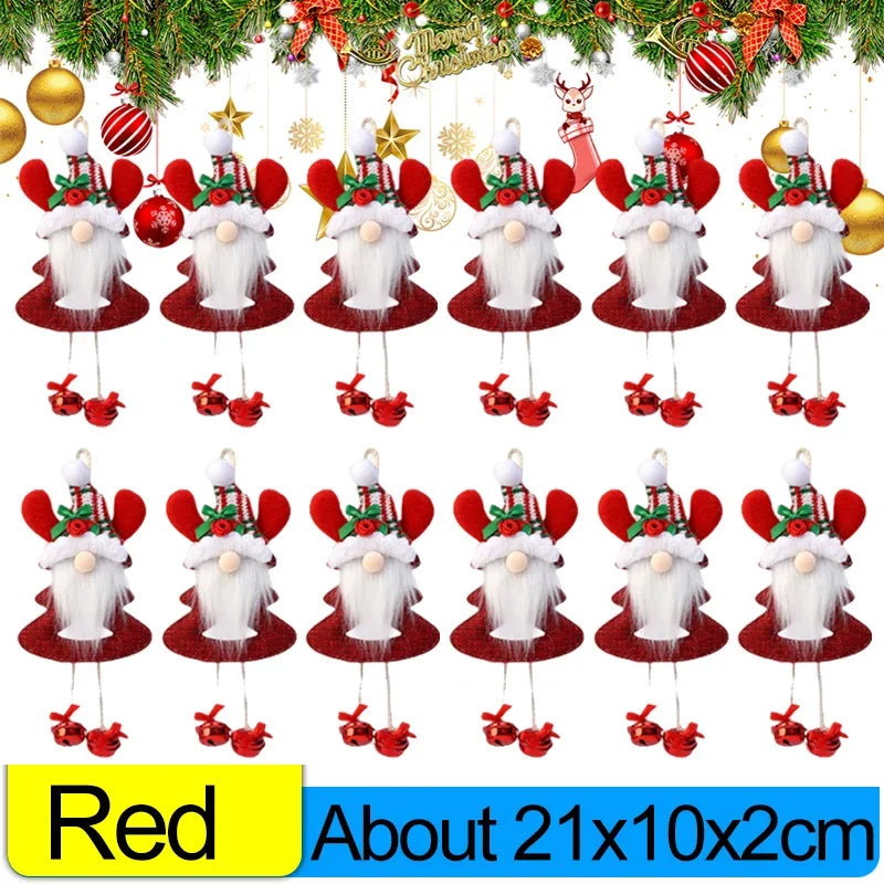 Charming Faceless Santa Claus Hanging Ornament - Image 2