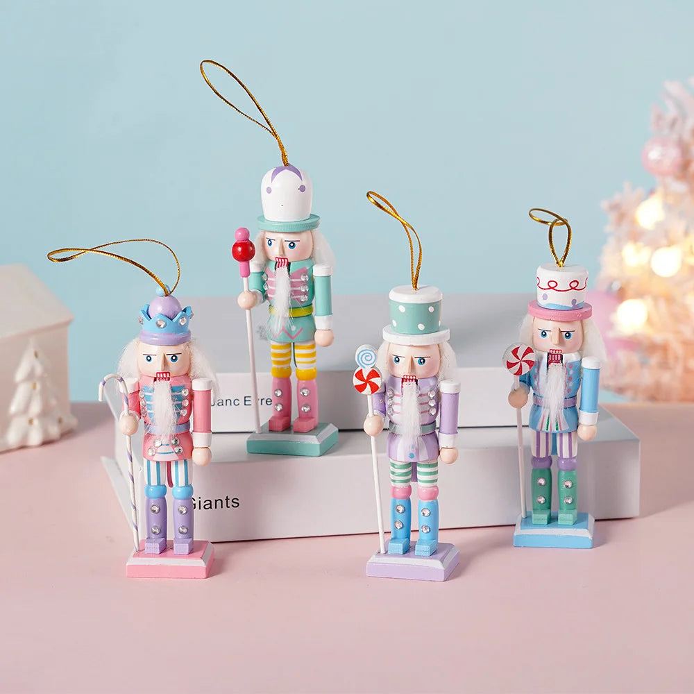 4Pcs Nutcracker Puppet Christmas Tree Ornaments - Image 11