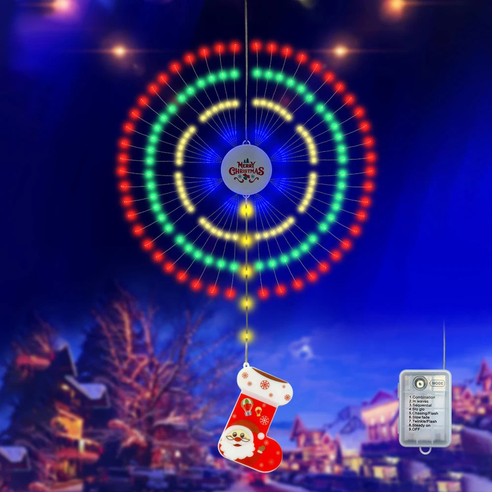 Festive Santa Snowman Garland for Christmas Cheer - Image 6