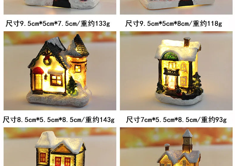 Enchanting LED Christmas Village House Ornament - Image 41