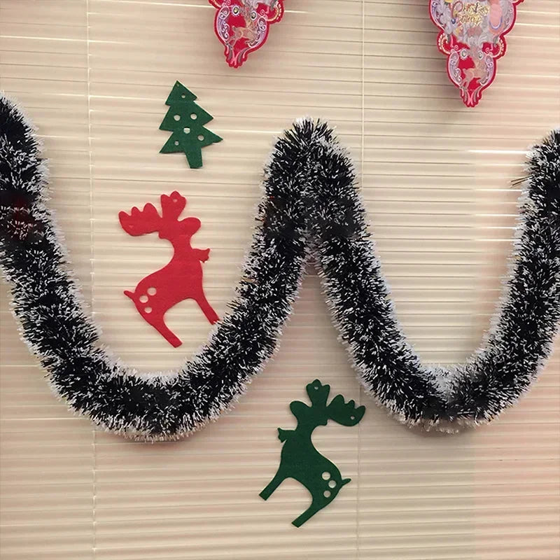 Festive Ribbon Bow Christmas Wreath for Decor - Image 5